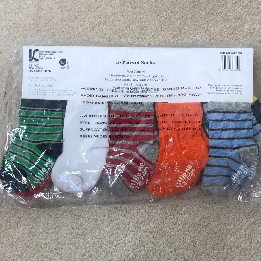 Baby Boy’s Little Me Infant Sock Pack